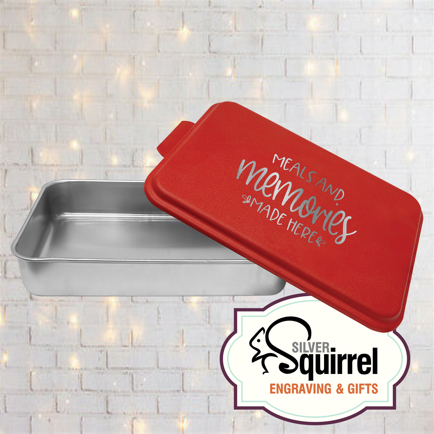 Aluminum Baking Pan {Meals and Memories Made Here}