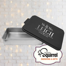 Load image into Gallery viewer, Aluminum Baking Pan {Mr &amp; Mrs}