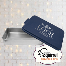 Load image into Gallery viewer, Aluminum Baking Pan {Mr &amp; Mrs}