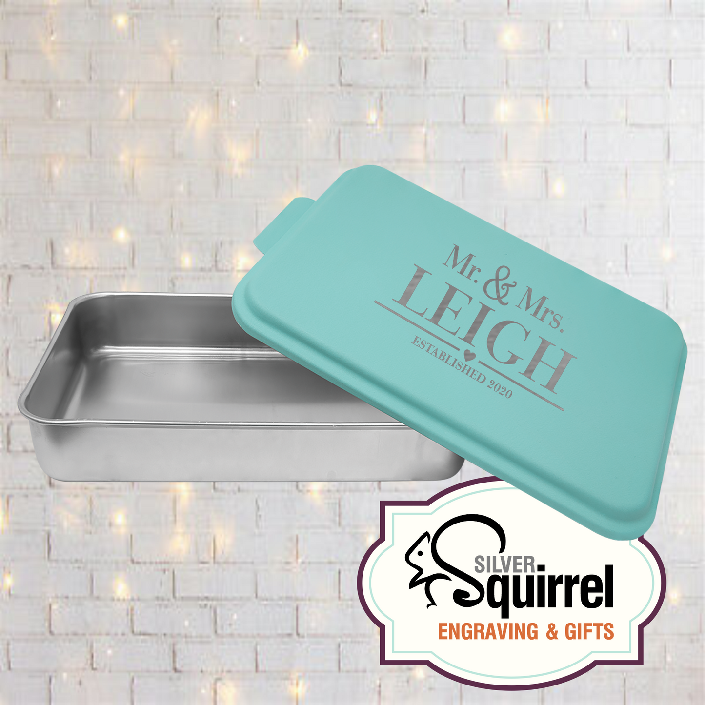 Aluminum Baking Pan {Mr & Mrs}