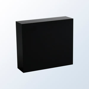 Black Acrylic Block