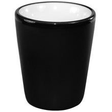 Load image into Gallery viewer, Ceramic Matte Black Shot Glass with Colorful Interior {21st Birthday Word Art}