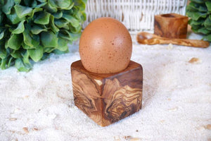 Olivewood Egg Holder