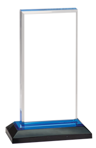 5" x 8" Blue Beveled Impress Acrylic