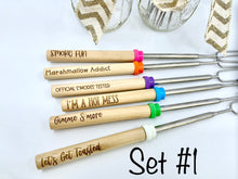 Load image into Gallery viewer, Marshmallow Roasting Stick Set of 6